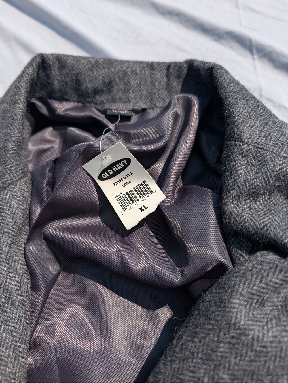 Vintage Old Navy Men's Wool Jacket – New With Tags (NWT) Size XL - Picture 5 of 8